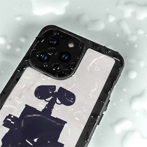 Disney Wall-E Silhouette iPhone 14 Pro Max Waterproof Case