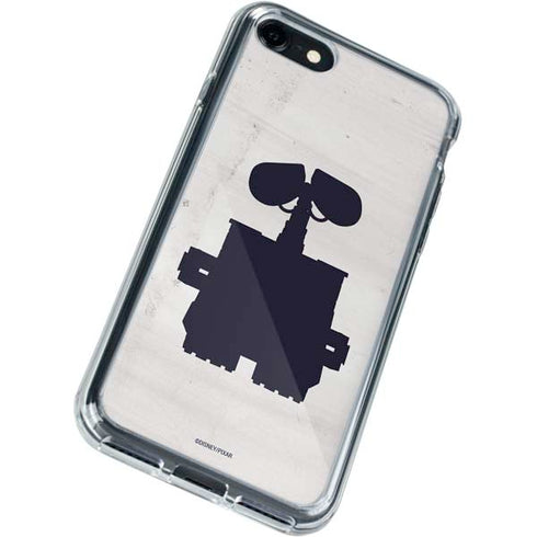 Disney Wall-E Silhouette iPhone SE (2nd & 3rd Gen) Clear Case