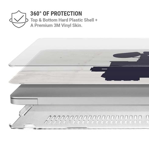 Disney Wall-E Silhouette MacBook Pro 16in (2019-20) Case plus Skin