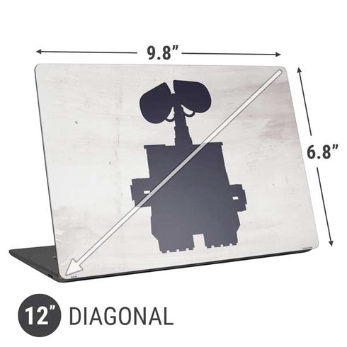 Disney Wall-E Silhouette Universal Laptop 12in (9.8 x 6.8in) Skin