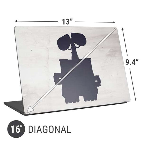 Disney Wall-E Silhouette Universal Laptop 16in (13 x 9.4in) Skin