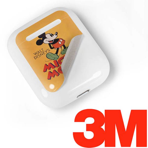Disney Mickey Mouse Walt Disney Classic Character Apple AirPods Skin