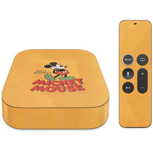 Disney Mickey Mouse Walt Disney Classic Character Apple TV Skin