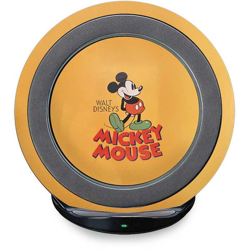 Disney Mickey Mouse Walt Disney Classic Character Fast Charge Wireless Charging Stand Skin