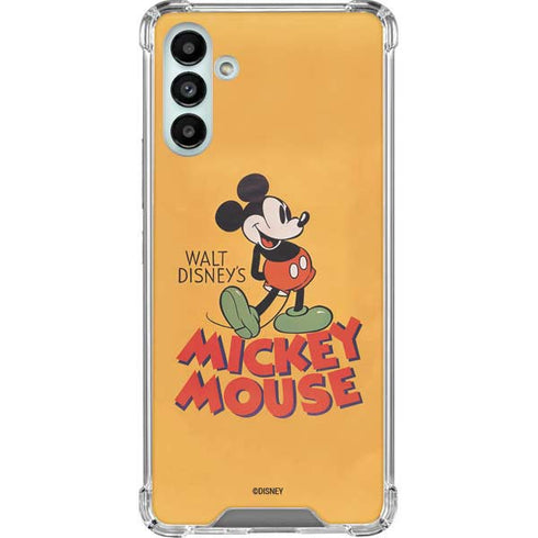 Disney Mickey Mouse Walt Disney Classic Character Galaxy A13 5G Clear Case