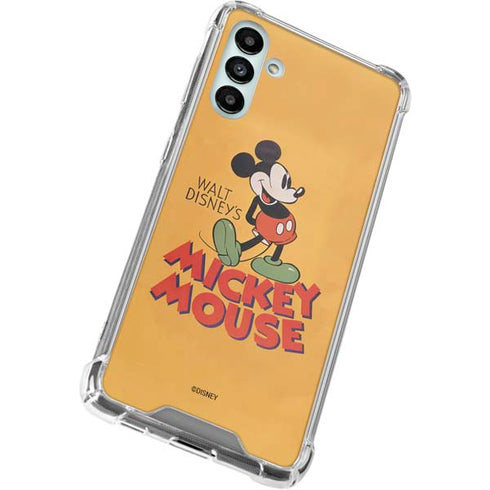Disney Mickey Mouse Walt Disney Classic Character Galaxy A13 5G Clear Case