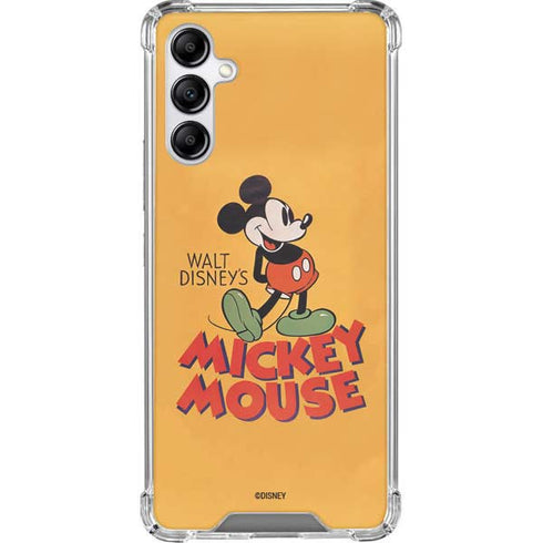 Disney Mickey Mouse Walt Disney Classic Character Galaxy A14 5G Clear Case
