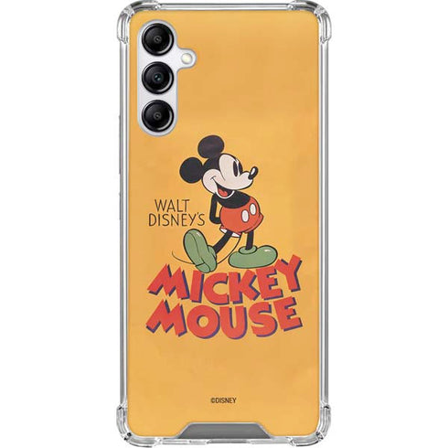 Disney Mickey Mouse Walt Disney Classic Character Galaxy A15 5G Clear Case