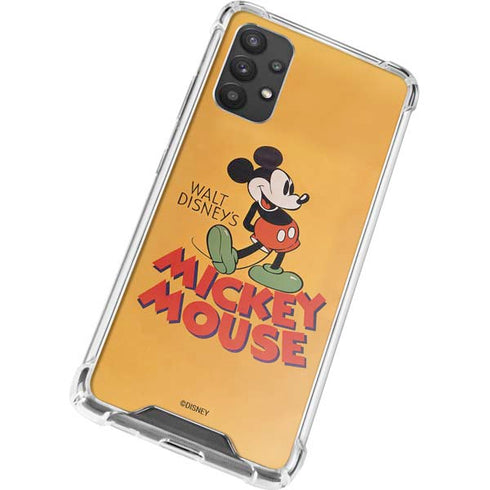 Disney Mickey Mouse Walt Disney Classic Character Galaxy A32 5G Clear Case