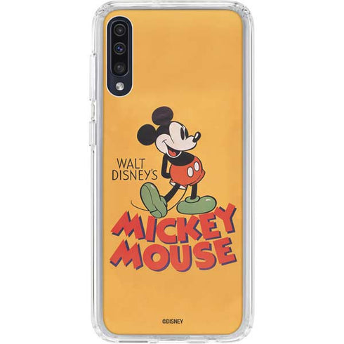 Disney Mickey Mouse Walt Disney Classic Character Galaxy A50 Clear Case