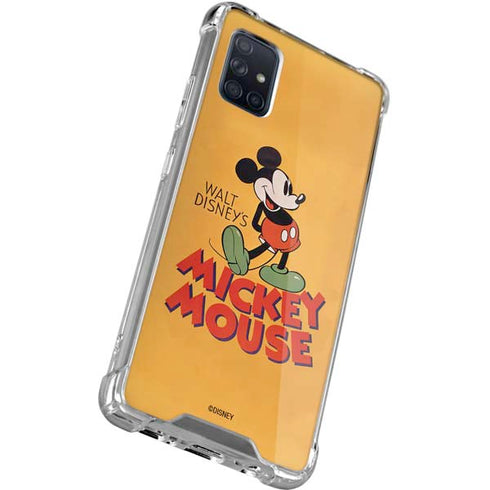 Disney Mickey Mouse Walt Disney Classic Character Galaxy A71 5G Clear Case