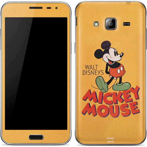Disney Mickey Mouse Walt Disney Classic Character Galaxy J3 Skin