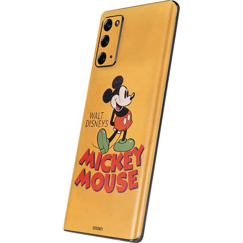 Disney Mickey Mouse Walt Disney Classic Character Galaxy Note20 5G Skin