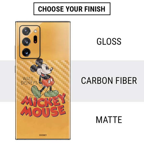 Disney Mickey Mouse Walt Disney Classic Character Galaxy Note20 Ultra 5G Skin
