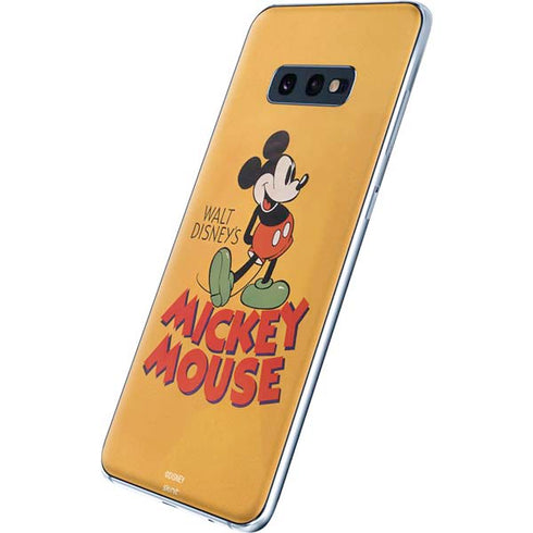 Disney Mickey Mouse Walt Disney Classic Character Galaxy S10e Skin