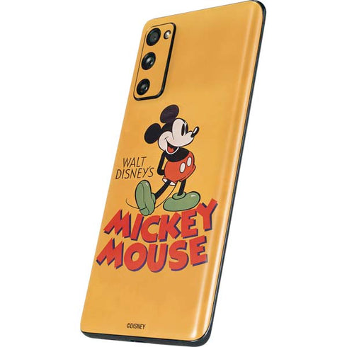 Disney Mickey Mouse Walt Disney Classic Character Galaxy S20 Fan Edition Skin