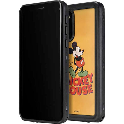 Disney Mickey Mouse Walt Disney Classic Character Galaxy S20 Plus Waterproof Case