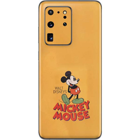 Disney Mickey Mouse Walt Disney Classic Character Galaxy S20 Ultra 5G Skin