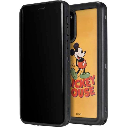 Disney Mickey Mouse Walt Disney Classic Character Galaxy S20 Waterproof Case
