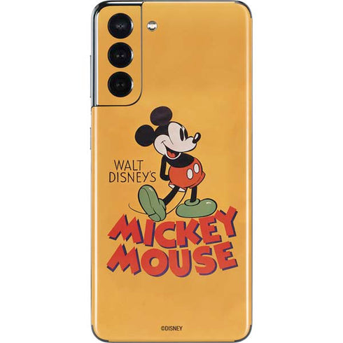 Disney Mickey Mouse Walt Disney Classic Character Galaxy S21 5G Skin
