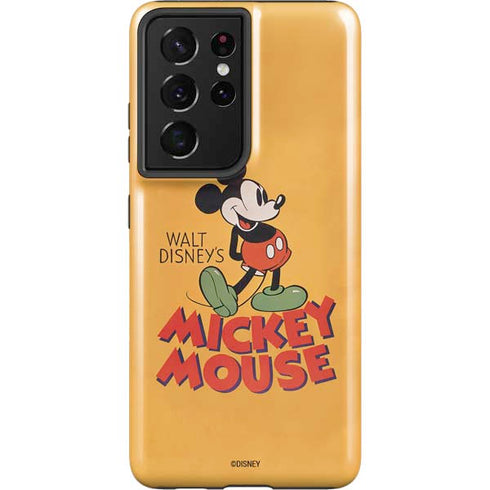 Disney Mickey Mouse Walt Disney Classic Character Galaxy S21 Ultra 5G Pro Case