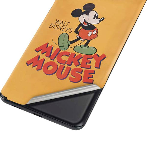 Disney Mickey Mouse Walt Disney Classic Character Galaxy S21 Ultra 5G Skin