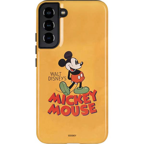 Disney Mickey Mouse Walt Disney Classic Character Galaxy S22 Plus Pro Case