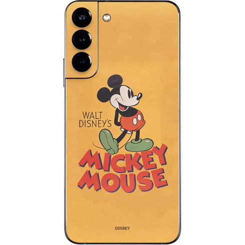 Disney Mickey Mouse Walt Disney Classic Character Galaxy S22 Plus Skin