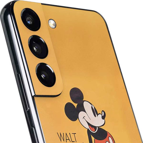 Disney Mickey Mouse Walt Disney Classic Character Galaxy S22 Plus Skin