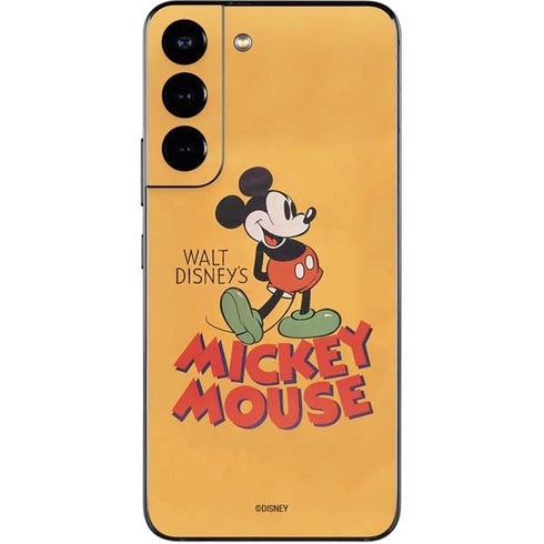 Disney Mickey Mouse Walt Disney Classic Character Galaxy S22 Skin