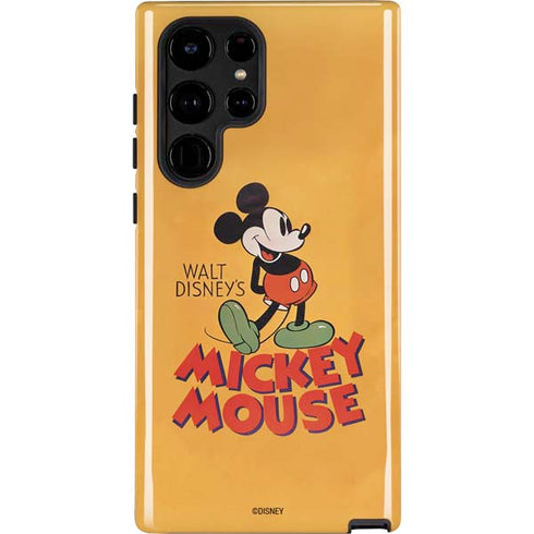 Disney Mickey Mouse Walt Disney Classic Character Galaxy S22 Ultra Pro Case