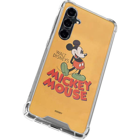 Disney Mickey Mouse Walt Disney Classic Character Galaxy S23 FE Clear Case