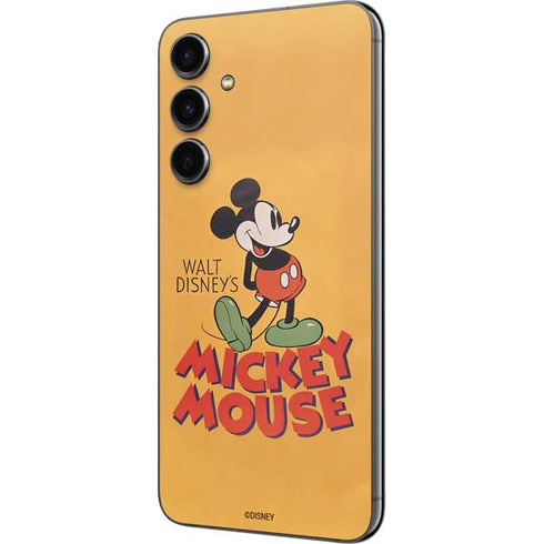 Disney Mickey Mouse Walt Disney Classic Character Galaxy S23 FE Skin