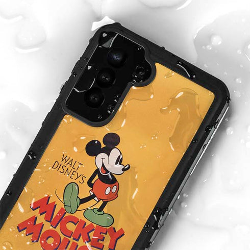 Disney Mickey Mouse Walt Disney Classic Character Galaxy S23 Plus Waterproof Case