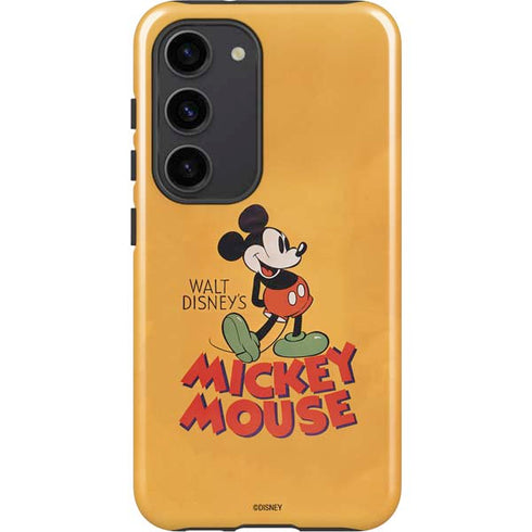 Disney Mickey Mouse Walt Disney Classic Character Galaxy S23 Pro Case