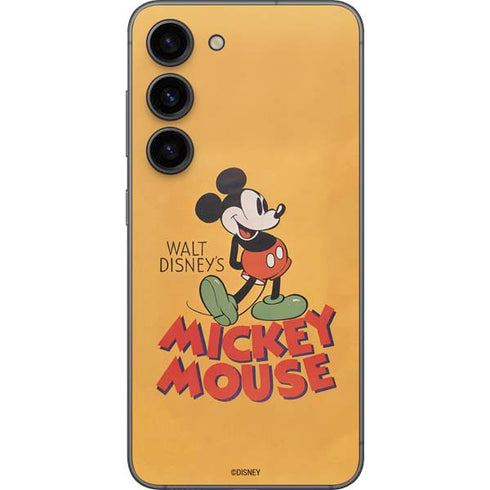 Disney Mickey Mouse Walt Disney Classic Character Galaxy S23 Skin