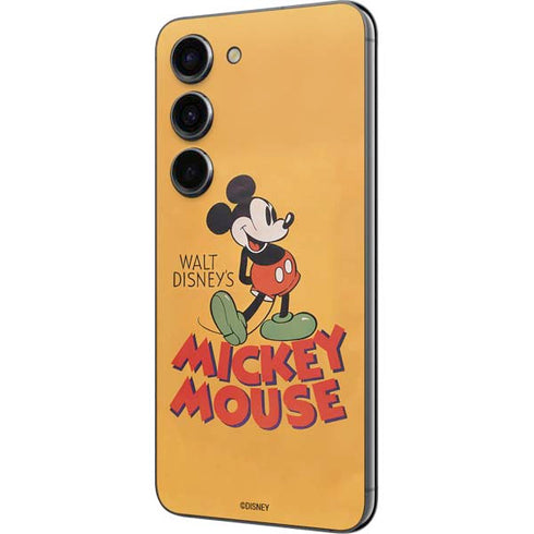 Disney Mickey Mouse Walt Disney Classic Character Galaxy S23 Skin