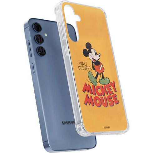 Disney Mickey Mouse Walt Disney Classic Character Galaxy S24 Clear Case