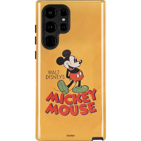 Disney Mickey Mouse Walt Disney Classic Character Galaxy S24 Ultra Impact Case