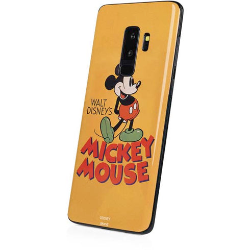 Disney Mickey Mouse Walt Disney Classic Character Galaxy S9 Plus Skin