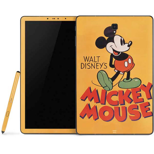 Disney Mickey Mouse Walt Disney Classic Character Samsung Galaxy Tab Skin