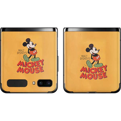 Disney Mickey Mouse Walt Disney Classic Character Galaxy Z Flip Skin