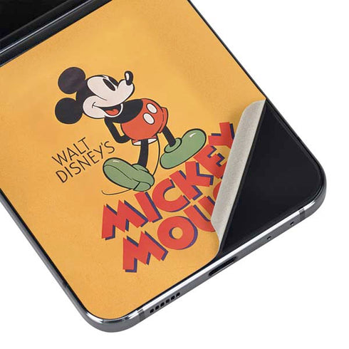 Disney Mickey Mouse Walt Disney Classic Character Galaxy Z Flip5 5G Skin