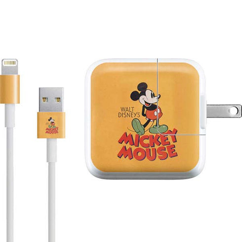Disney Mickey Mouse Walt Disney Classic Character iPad Charger (10W USB) Skin
