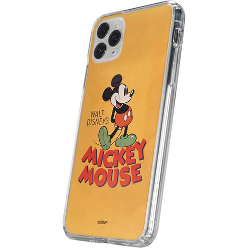 Disney Mickey Mouse Walt Disney Classic Character iPhone 11 Pro Clear Case