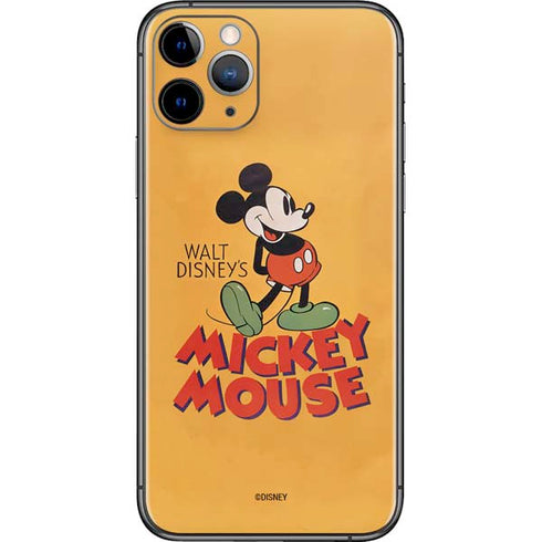 Disney Mickey Mouse Walt Disney Classic Character iPhone 11 Pro Skin