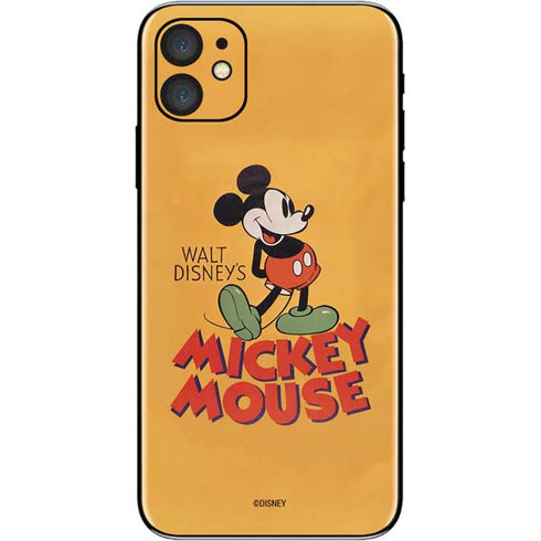 Disney Mickey Mouse Walt Disney Classic Character iPhone 11 Skin