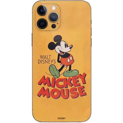 Disney Mickey Mouse Walt Disney Classic Character iPhone 12 Pro Skin