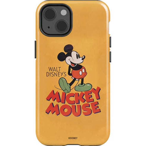 Disney Mickey Mouse Walt Disney Classic Character iPhone 15 Impact Case