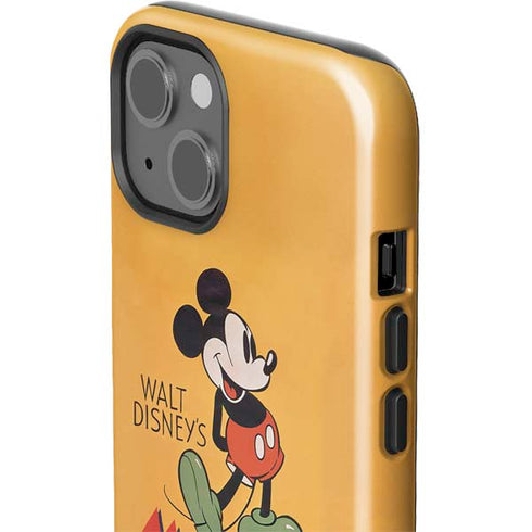 Disney Mickey Mouse Walt Disney Classic Character iPhone 15 Impact Case